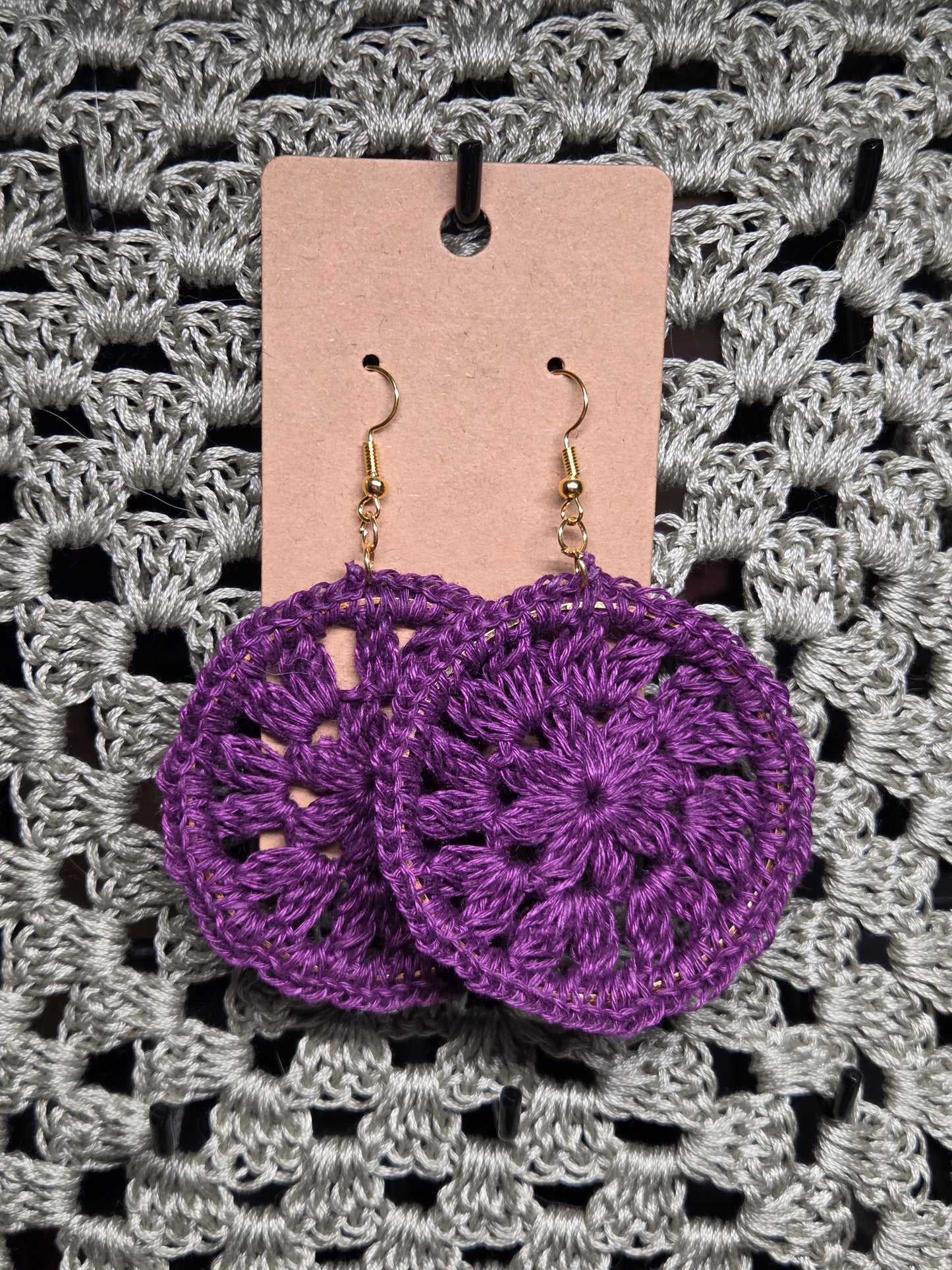 Purple dangles