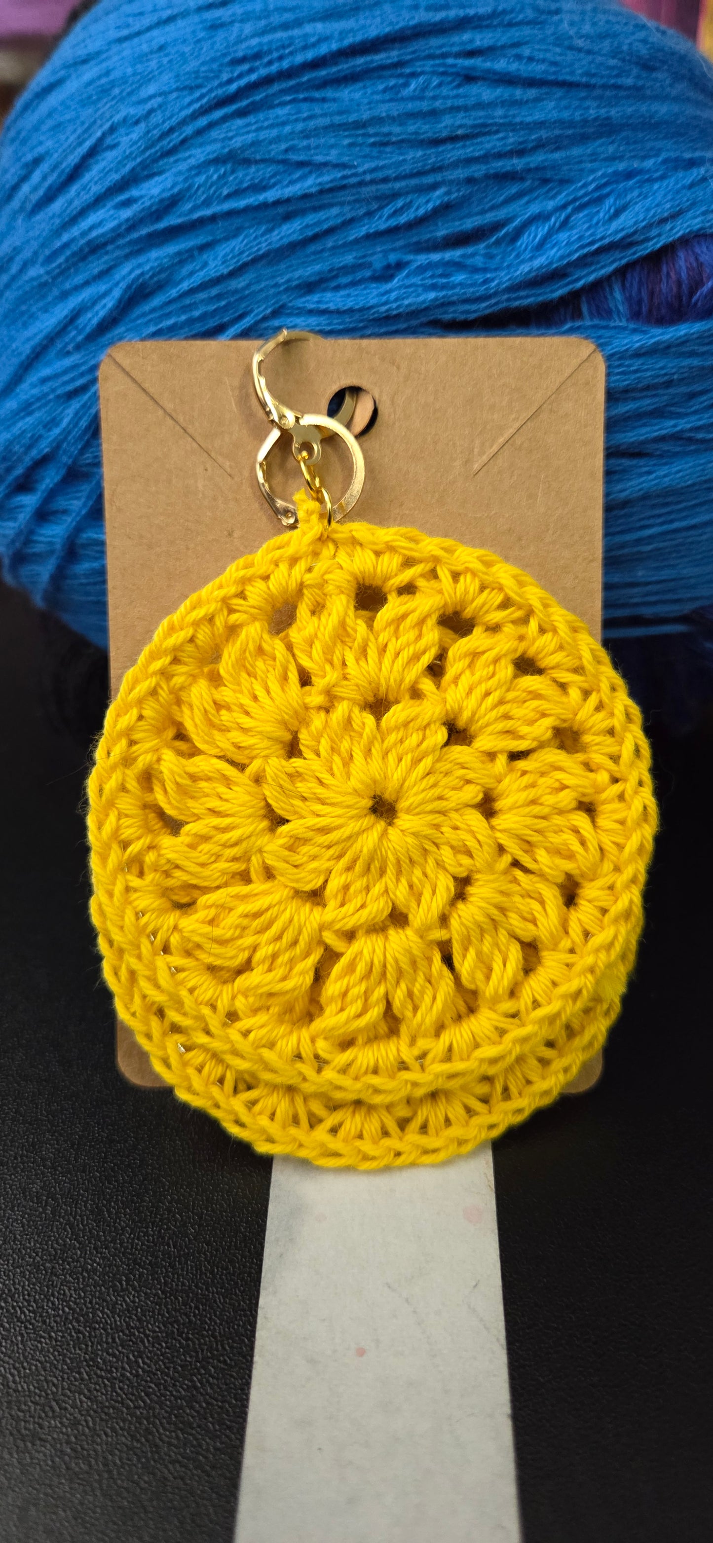 Yellow Flower earrings