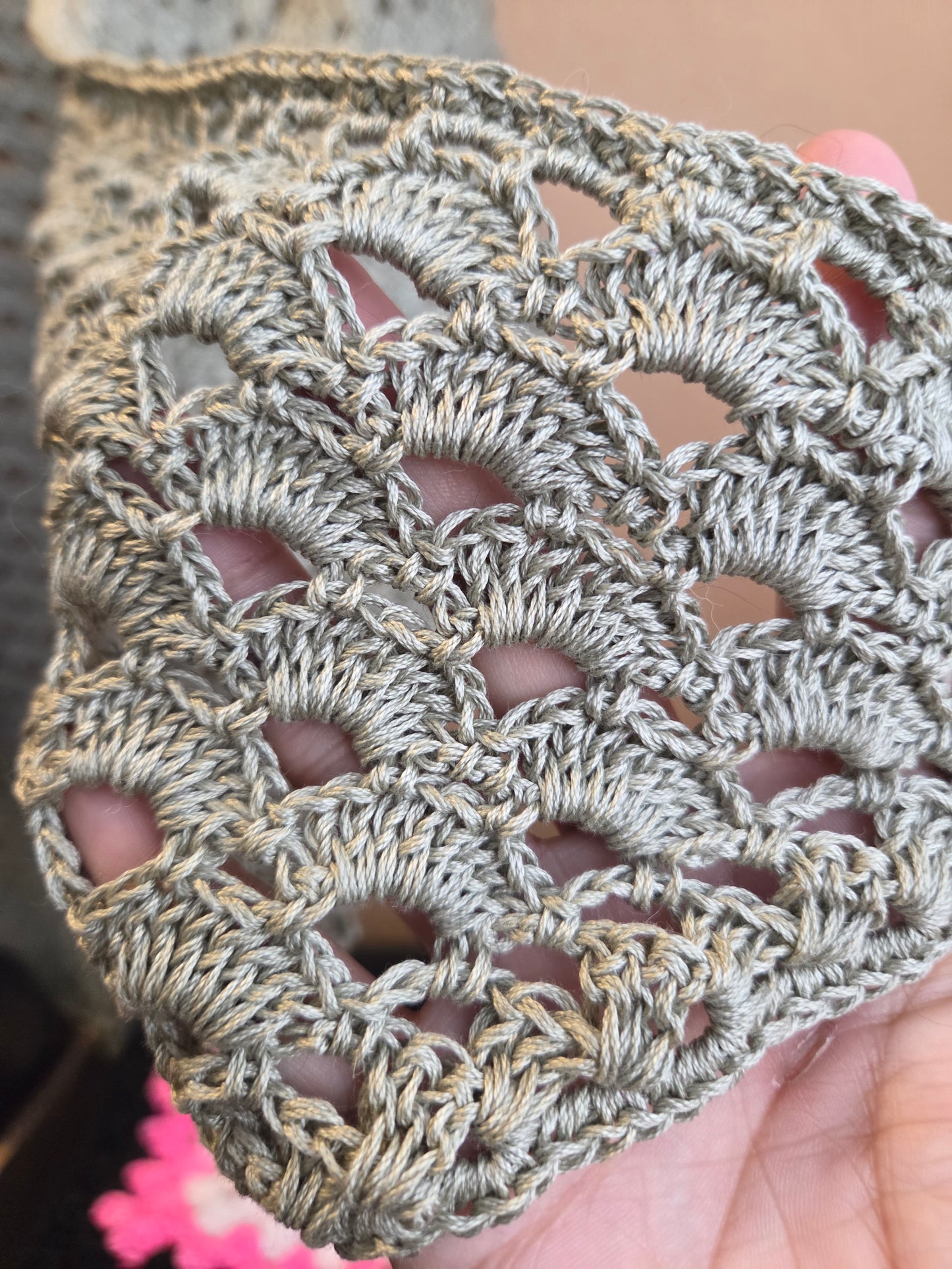 Sage green shawl