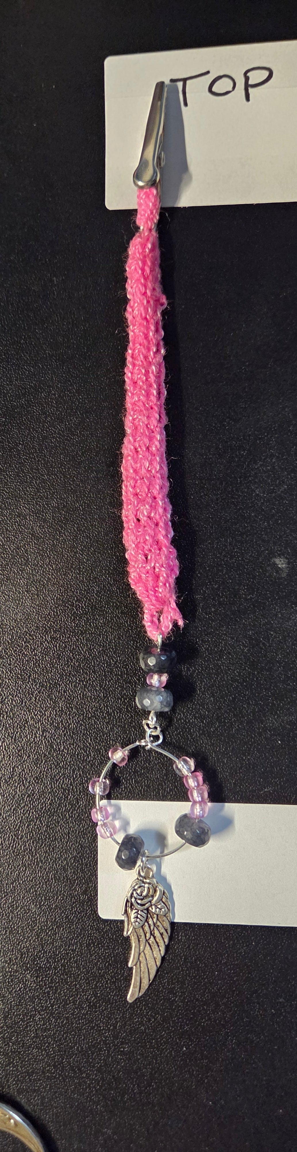 Pink lady Alligator clip