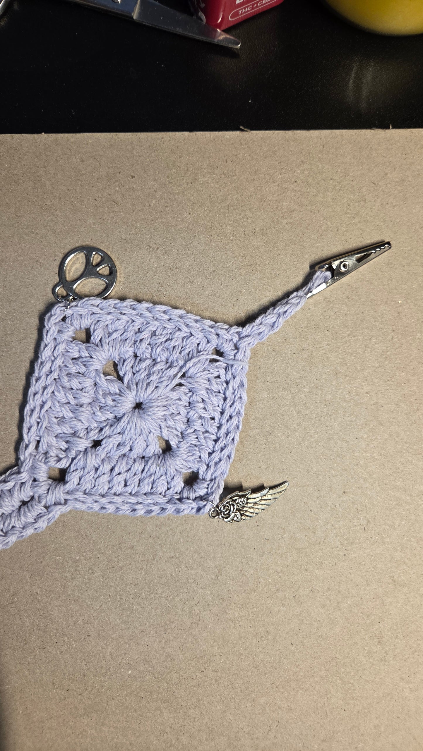 Purple keychain