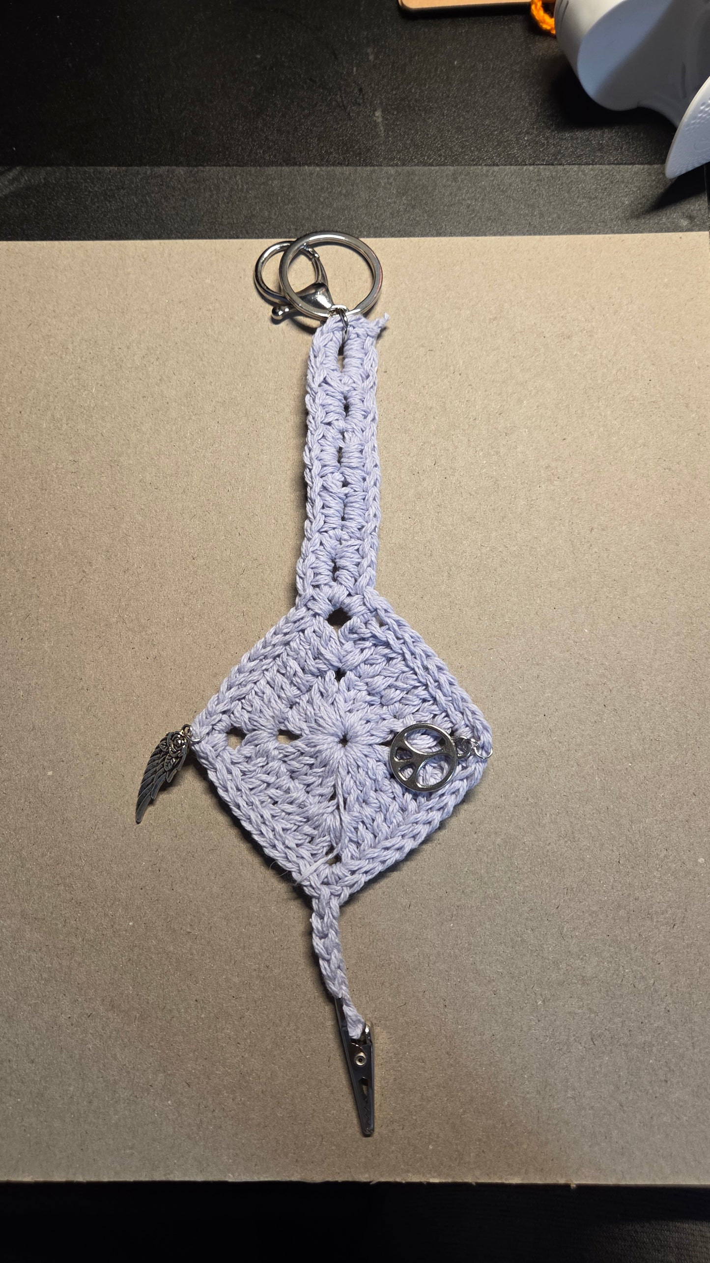 Purple keychain